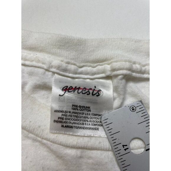 VINTAGE Kennedy Space Center NASA T-shirt Men XL White 90s Single Stitch - Picture 9 of 10